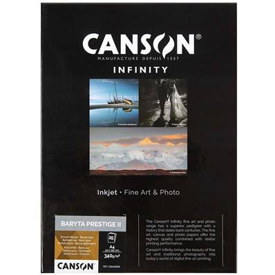 CANSON Infinity Papier Baryta Prestige II 340g A4 25 feuilles