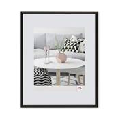 WALTHER Cadre plastique Galeria 40x60cm noir - Lot de 4