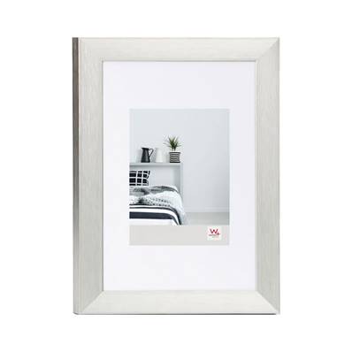 WALTHER Cadre alu brossé Aluline 50x70 - photo 40x50cm silver -Par 4