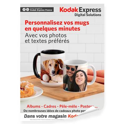 KODAK EXPRESS Poster Personnalisation de Mugs
