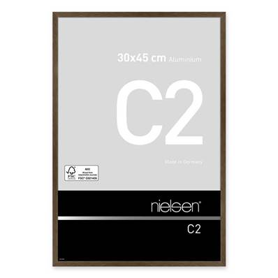 NIELSEN Cadre Photo Aluminium C2 30X45 - Ambre Mat