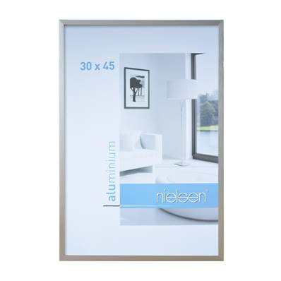 NIELSEN Cadre Photo Aluminium C2 30X45 - Argent Mat Brossé