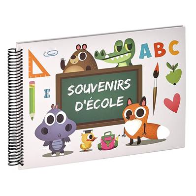 PANODIA Album Scolaire ABC Souvenir d'Ecole 23X31  8 Années Scolaires
