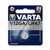 VARTA Piles LR43/V12GA - alcaline 1,5V x1- lot de 10 