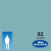 SAVAGE Fond  Photo Sky Blue 1,35x11m