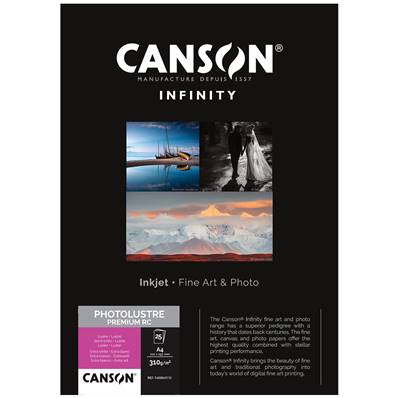 CANSON Infinity Papier Photo Lustré Premium RC 310g A4 25 feuilles