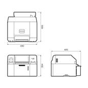 Fujifilm Imprimante Frontier DE100-XD + Encres + Papier + Bloc récup.