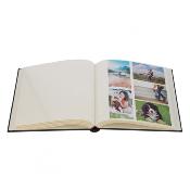 ERICA Album adhésif avec fenêtre Square 34x33cm 300v Noir Lot de 2