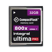 INTEGRAL Carte Compact Flash 32GB UDMA 7 VPG-20 à R-55 W-25 366X 