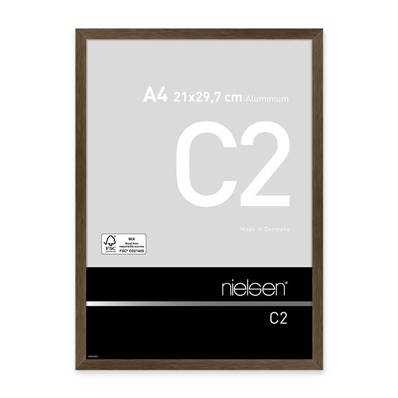 NIELSEN Cadre Photo Aluminium C2 21X29.7 - Ambre Mat Brossé