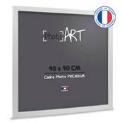 PHOTO ART PREMIUM Cadre bois 40x40 Blanc lot de 4