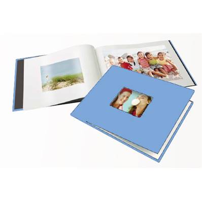 UNIBIND Bleu Bébé Lin 20x30 Paysage 7mm fenêtre/Prix unité/Vendu x5