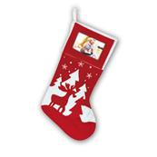 ZEP Chaussette Noel rouge pour photo 10x15 - Lot de 2