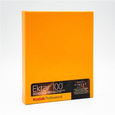 KODAK Film EKTAR 100 Color Negative 4x5" 10 plan-films 