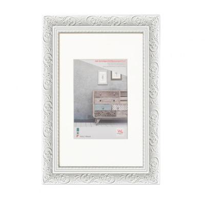 WALTHER Cadre bois Barock 40x50 - photo 30x40cm blanc - Lot de 4