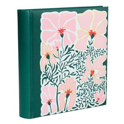 ERICA Album pochettes Flowers 4 25x22.5cm - 200 vues - vert