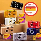 KODAK Kit 7 Appareils M38 (7 coloris) + 10 Films Gold 36 + 1 boite