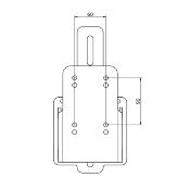 SECABO Adaptateur pour plaque de base TC5 Smart et TC7 Smart