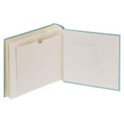 WALTHER Album Pochettes Mémo Fun 22x24cm 200v Bleu Menthe - Lot de 2