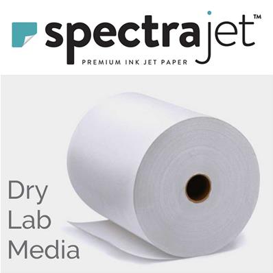 SPECTRAJET Papier Brillant 250g 12,7cm x 100m pour D3000 4 rouleaux