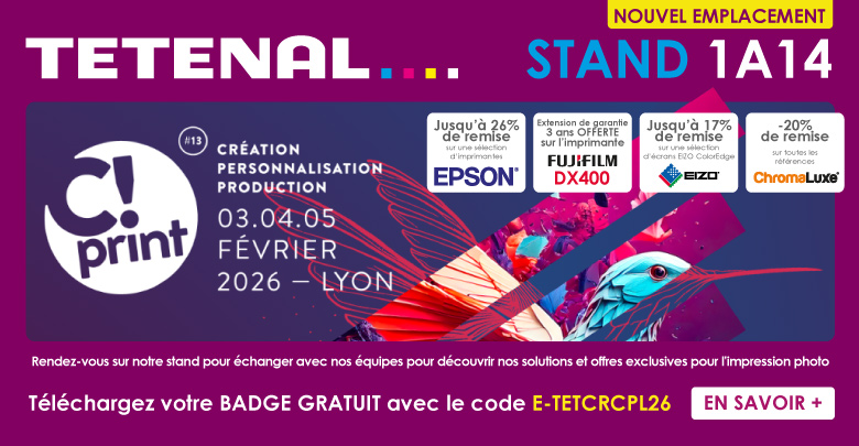 Retrouvez-nous au Salon C! Print - Stand 1A14 - 3.4.5 F�vrier 2026 � Lyon