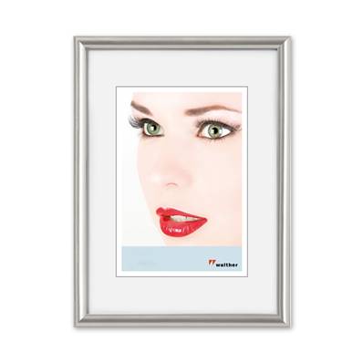 WALTHER Cadre plastique Galeria 15x20cm silver - Lot de 4