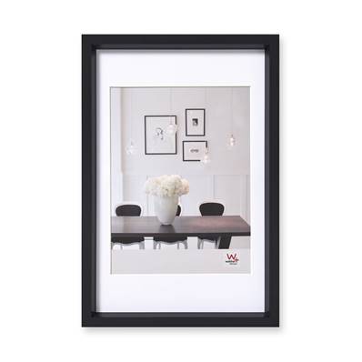 WALTHER Cadre plastique Steel Style 15x20 - photo 10x15cm noir x 4