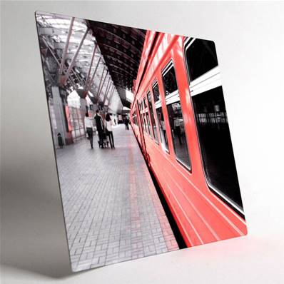 CHROMALUXE Plaques Aluminium - Blanc Mat - 30x30cm - X 10