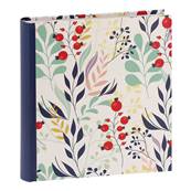ERICA Album pochettes Flowers 2 25x22.6 - 200 vues - bleu