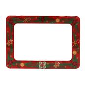 Cadre magntique DECO NOEL 10X15 cm Rouge - Lot de 25