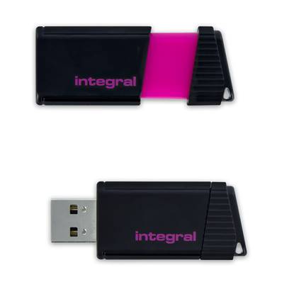 INTEGRAL Clé USB Pulse 8GB Rose 2.0 - EcoTaxe comprise