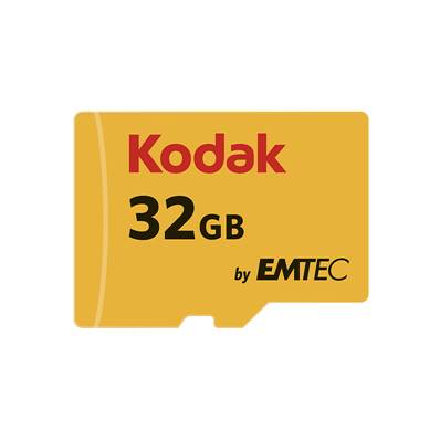KODAK Carte Mémoire Micro-SD avec adaptateur 32GB - UHS-1 U1 Class 10