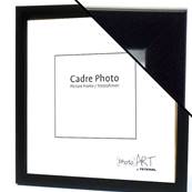 PHOTO ART Cadre aluminium 20x20 Noir Mat lot de 5