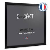 PHOTO ART PREMIUM Cadre bois 60x60 Noir lot de 4