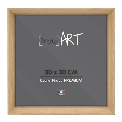 PHOTO ART PREMIUM Urban Cadre bois 30x30 Chêne lot de 4