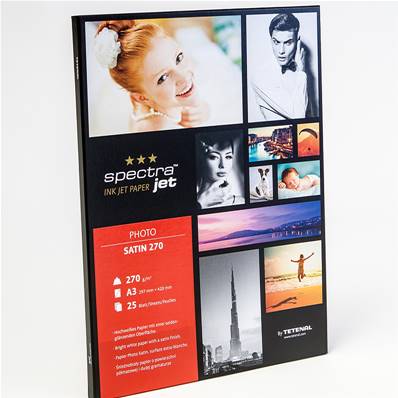 SPECTRAJET Papier Photo Satin 270g A3 25 feuilles