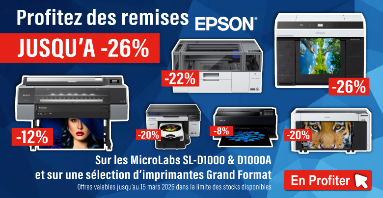 PROMO | Jusqu'� 26% de remise sur les s�lection d'imprimante EPSON