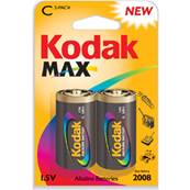 KODAK Piles Max Alcaline KC2/LR14 1,5V - x2 Vendu par 10