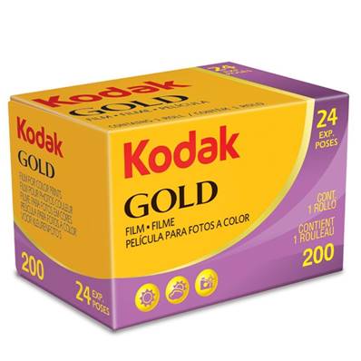 KODAK Film Gold 200 135-24 poses - Boîte Vendu par 10