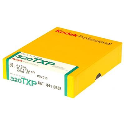 KODAK Film TRI-X 320 320TXP - 4x5 - (50 plan-films) - Vendu par 10