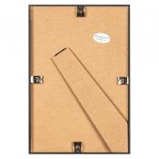 WALTHER Cadre alu brossé Chair 15x20cm noir - Lot de 4