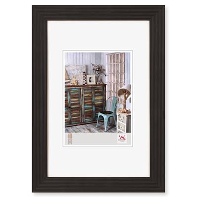 WALTHER Cadre bois Grado 30x40cm noir - Lot de 4