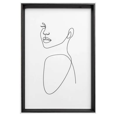 WALTHER Cadre MDF Silhouette 20x30cm noir - Lot de 4