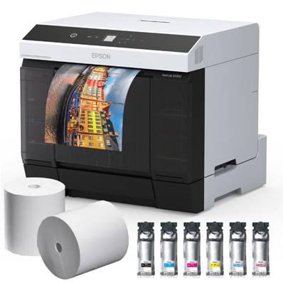 EPSON Imprimante Surelab SL-D1000A + Encres + 2 Rlx Papier 152B 