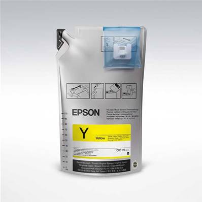 EPSON Encre Ultrachrome DS JAUNE 1.1 L pour SC-F6300 et et SC-F9400