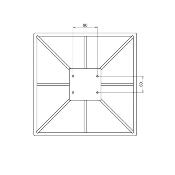 SECABO Plaque de base 38x38cm pour SMART