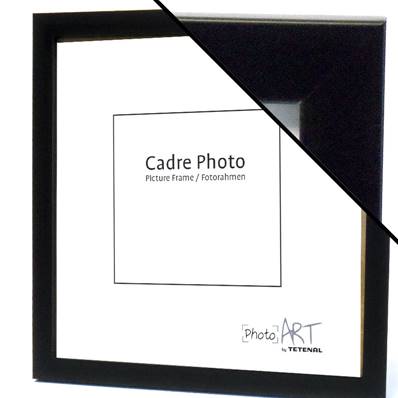 PHOTO ART Cadre 20X20 Noir Bois Vendu par 4 discontinué