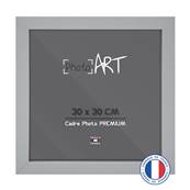 PHOTO ART PREMIUM Cadre bois 30x30 Argent lot de 4