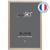 PHOTO ART PREMIUM Cadre bois 30x40 Chêne lot de 4 