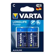 VARTA Piles Longlife Power Alcaline C/LR14 x2  - lot de 10 (DESTOCK)